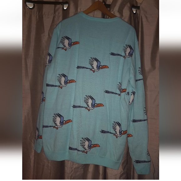 "Zazu" The Lion King Pale Blue Dbl Layer Jumper Unisex Large Disney @ASOS - Picture 3 of 9